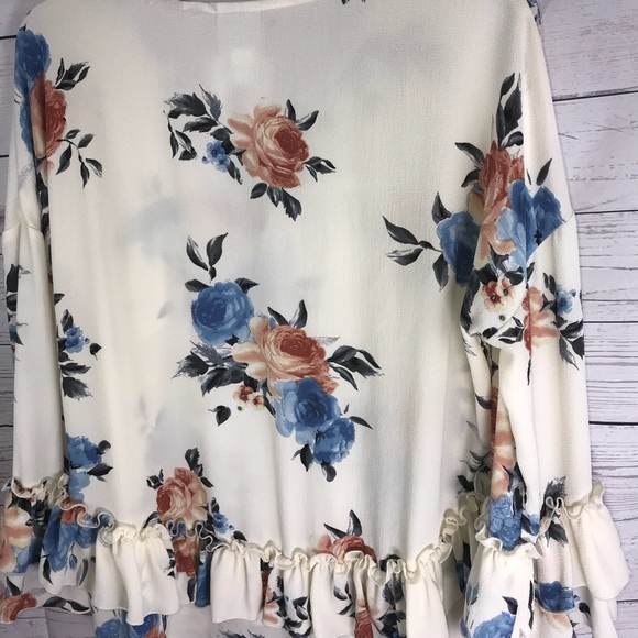 IVY JANE ANTHROPOLOGIE Small floral blouse NEW - Picture 7 of 8